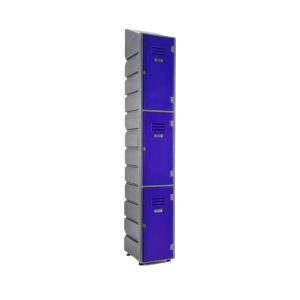 3 tier slant Plastic Locker